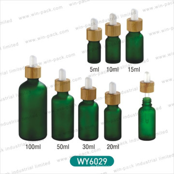5ml 15ml 10ml 20ml 30ml 50ml 100ml Green Empty Glass Dropper Bottle for Essential Oil Wholesale